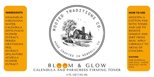 Bloom & Glow Calendula and Paracress Firming Toner
