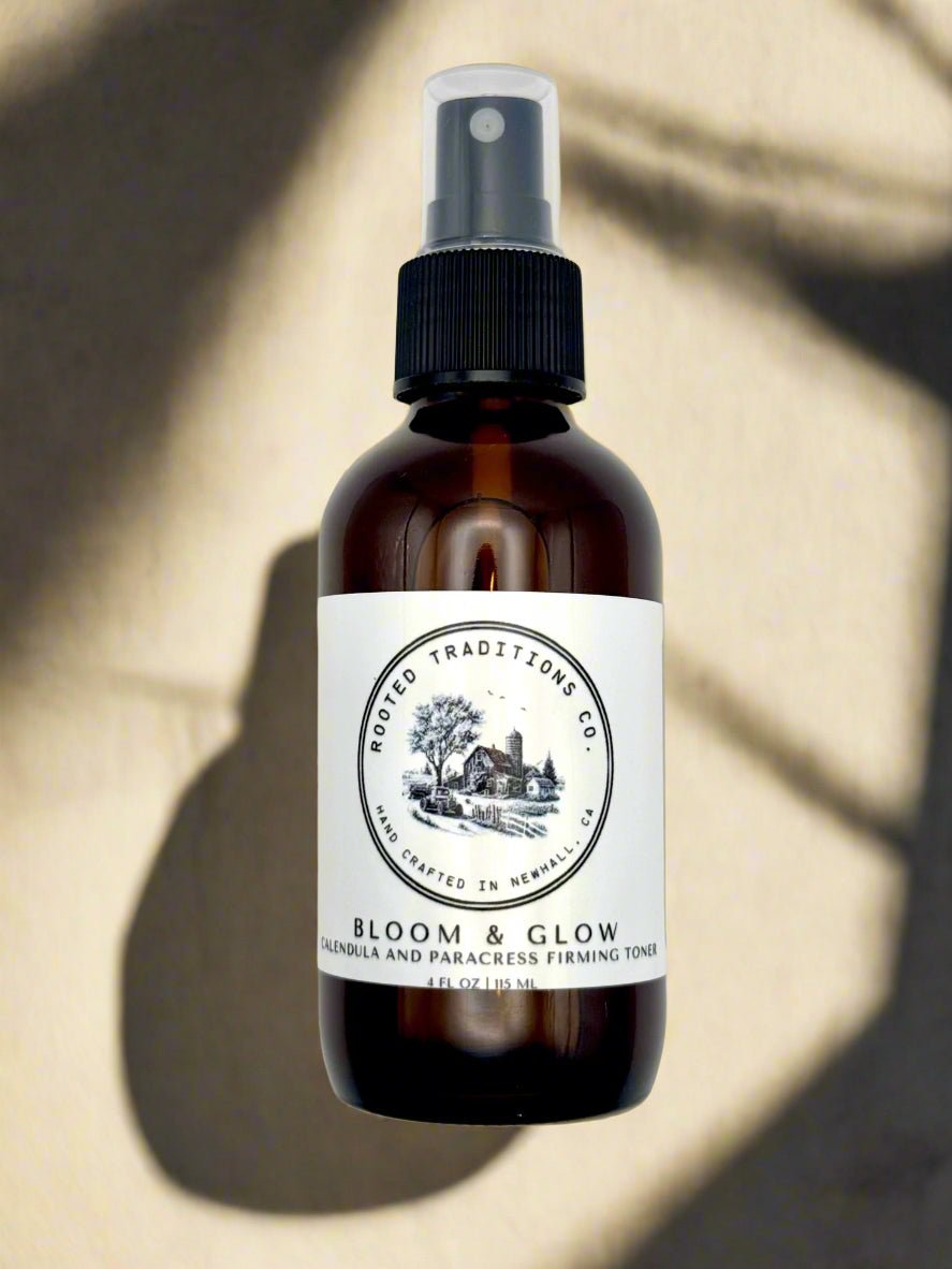 Bloom & Glow Calendula and Paracress Firming Toner - Rooted Traditions Co