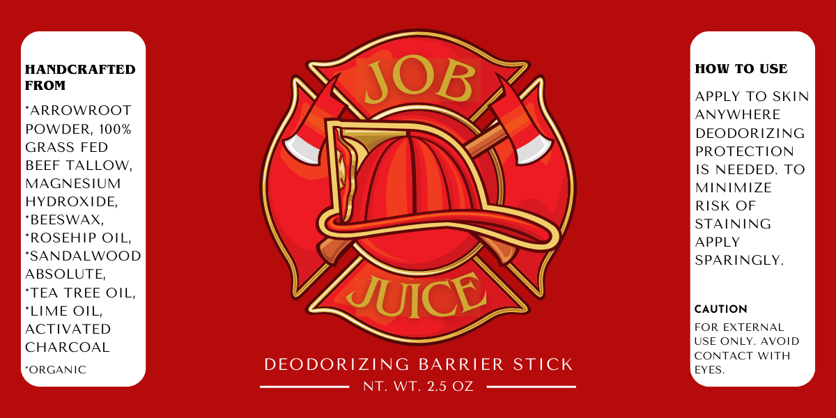 Job Juice Deodorizing Barrier Stick - Rooted Traditions Co