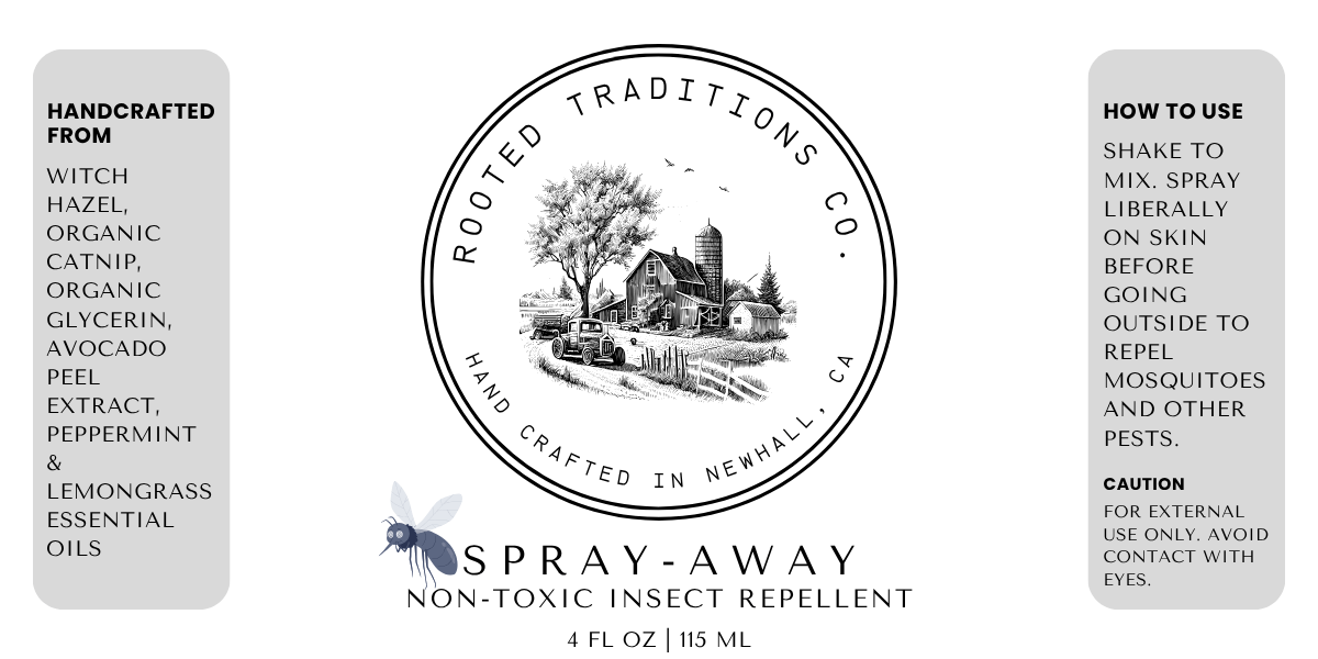 Spray - Away Non - Toxic Insect Repellent - Rooted Traditions Co