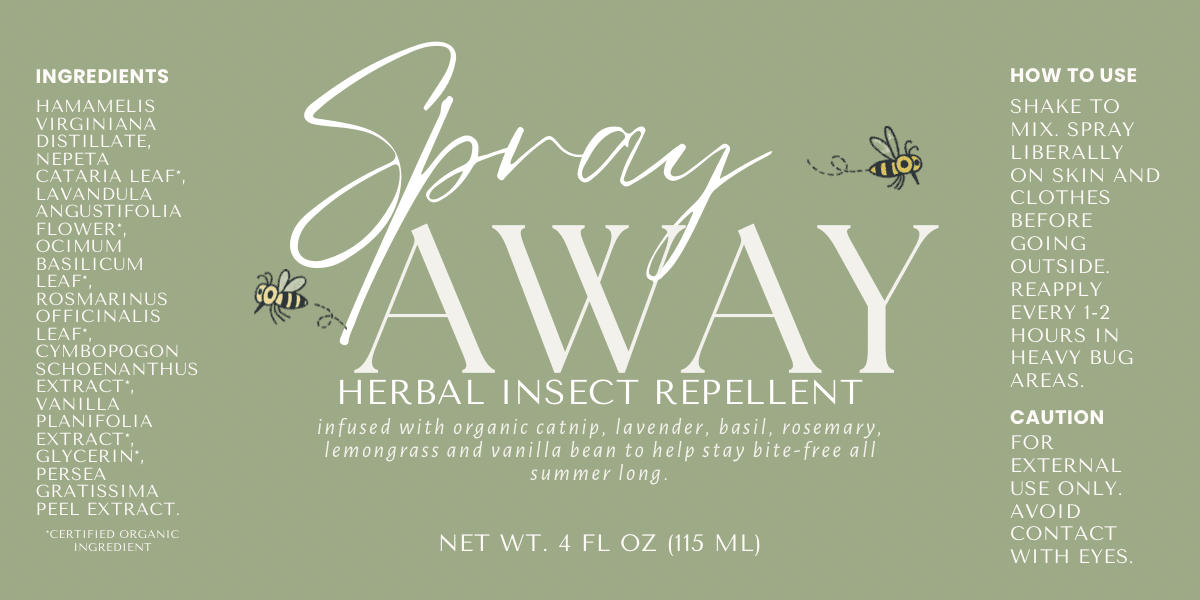 Spray - Away Non - Toxic Insect Repellent - Rooted Traditions Co
