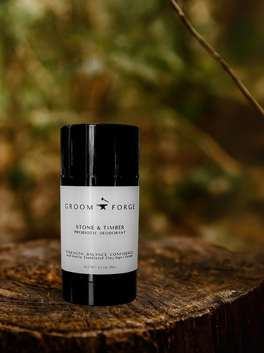 Groom + Forge: Stone & Timber Probiotic Deodorant