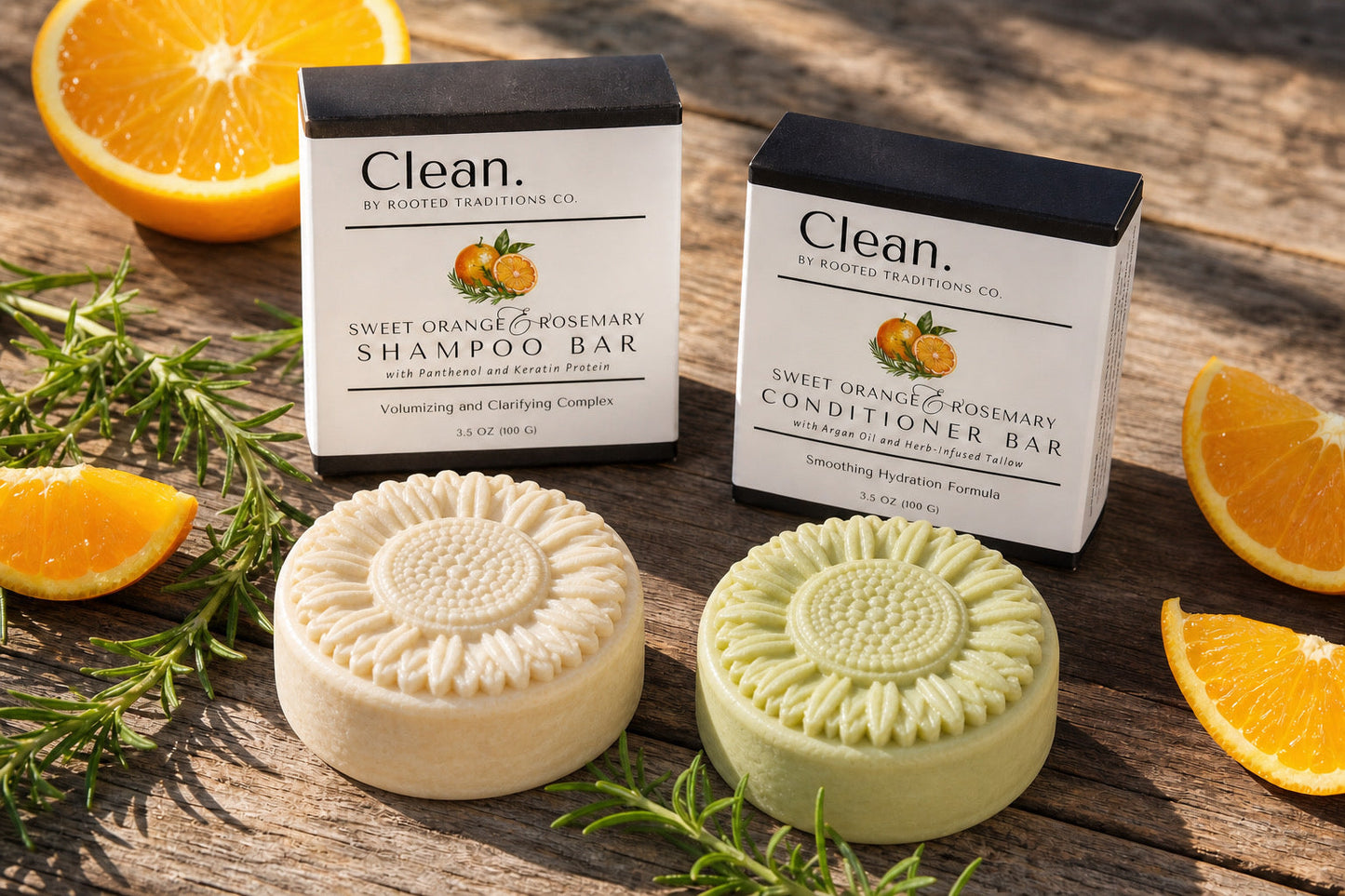 Sweet Orange & Rosemary Conditioner Bar