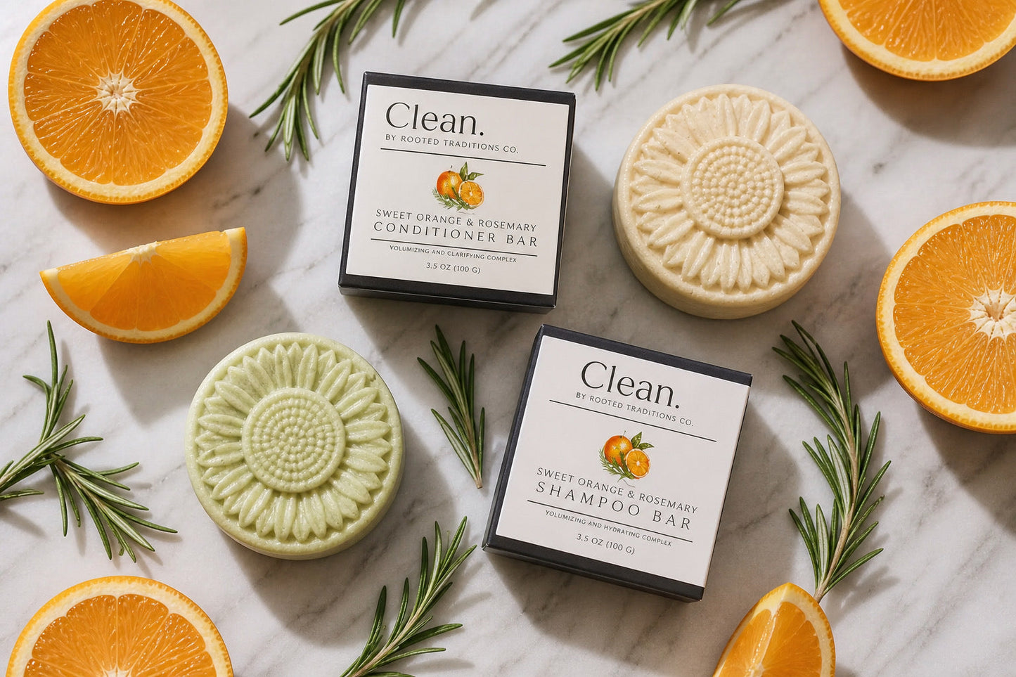 Sweet Orange & Rosemary Conditioner Bar