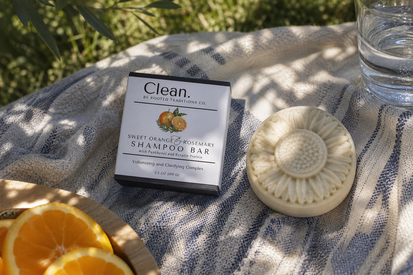 Sweet Orange & Rosemary Shampoo Bar