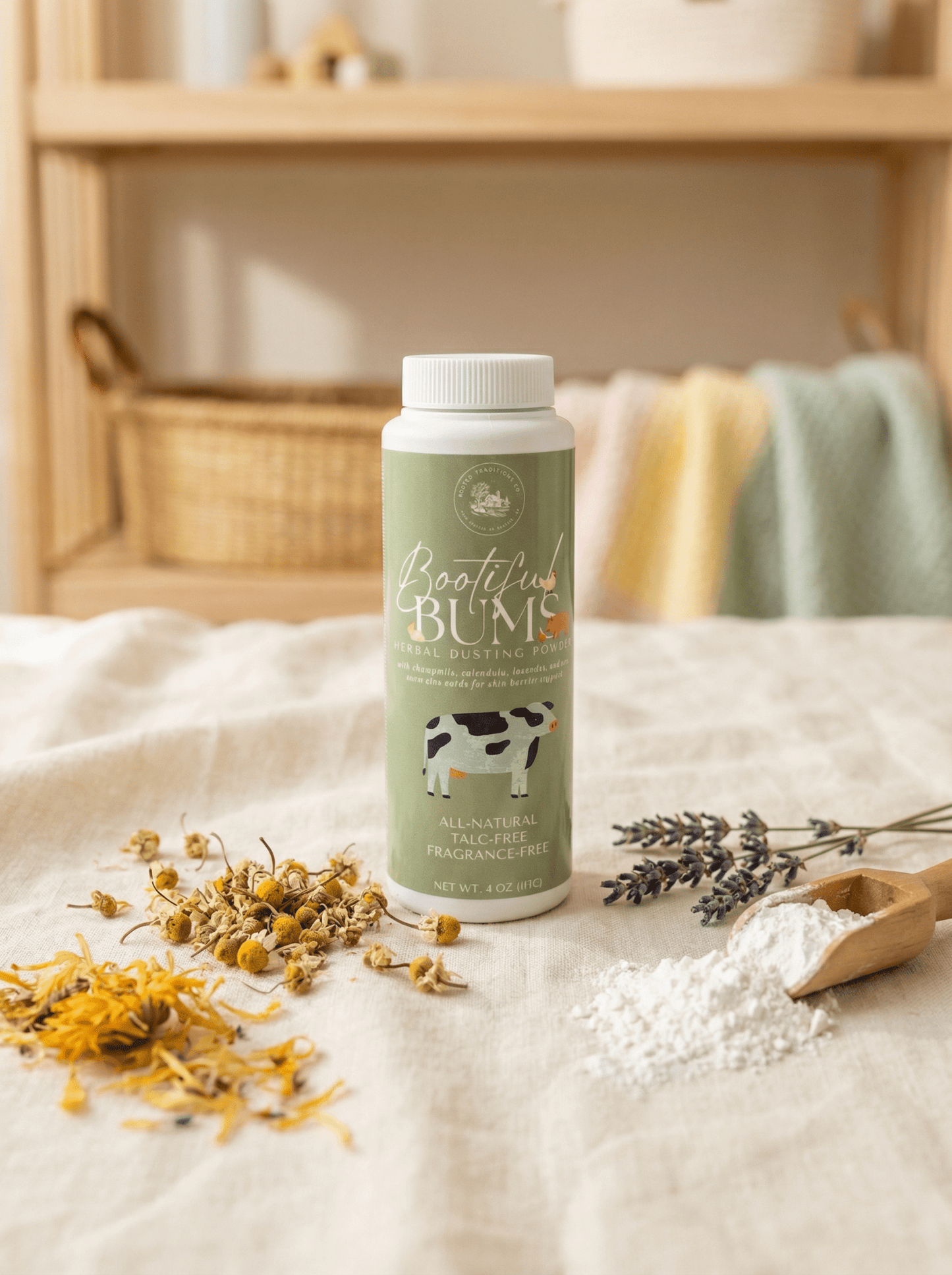 Bootiful Bums Herbal Dusting Powder - Rooted Traditions Co