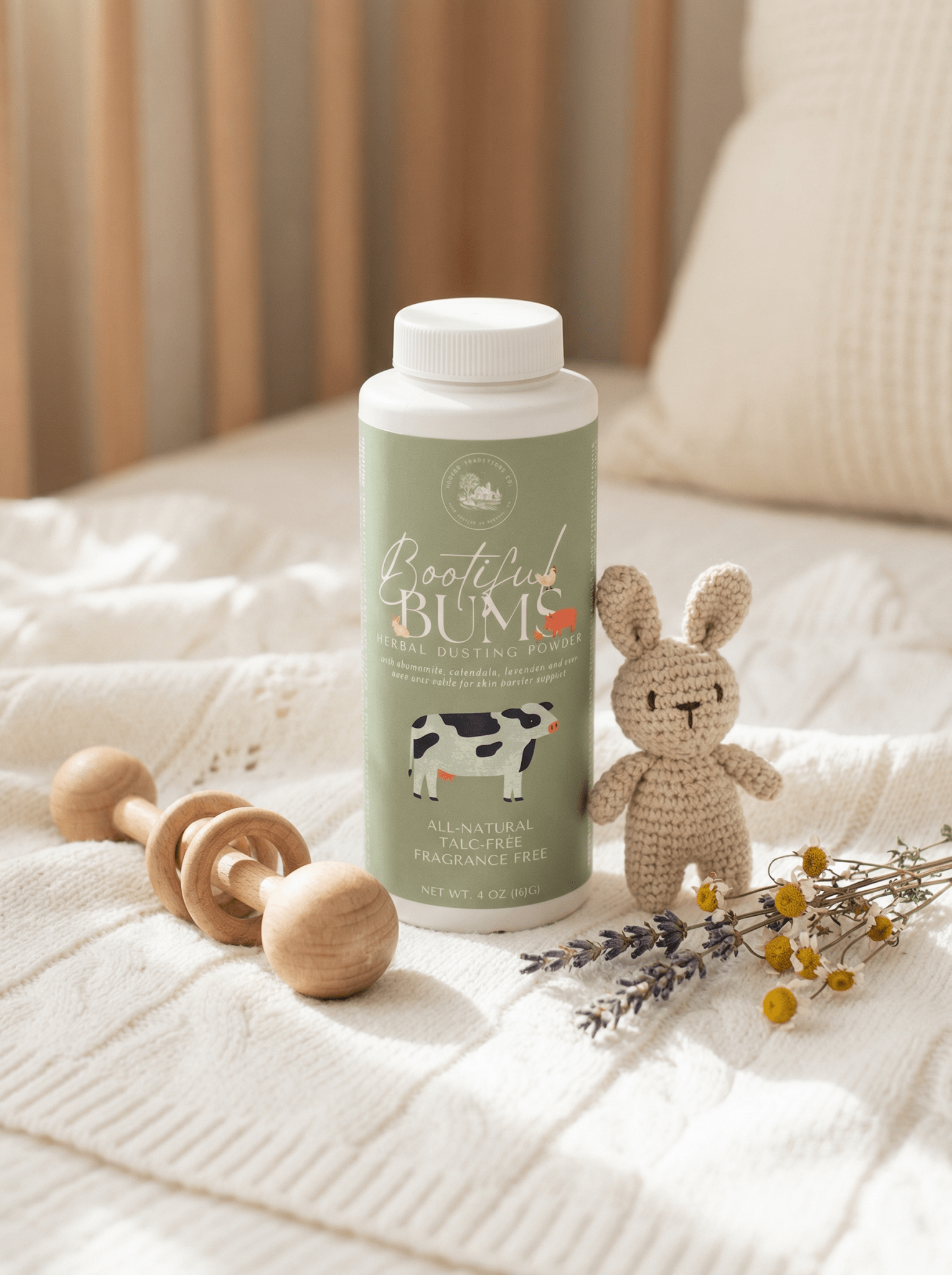 Bootiful Bums Herbal Dusting Powder - Rooted Traditions Co