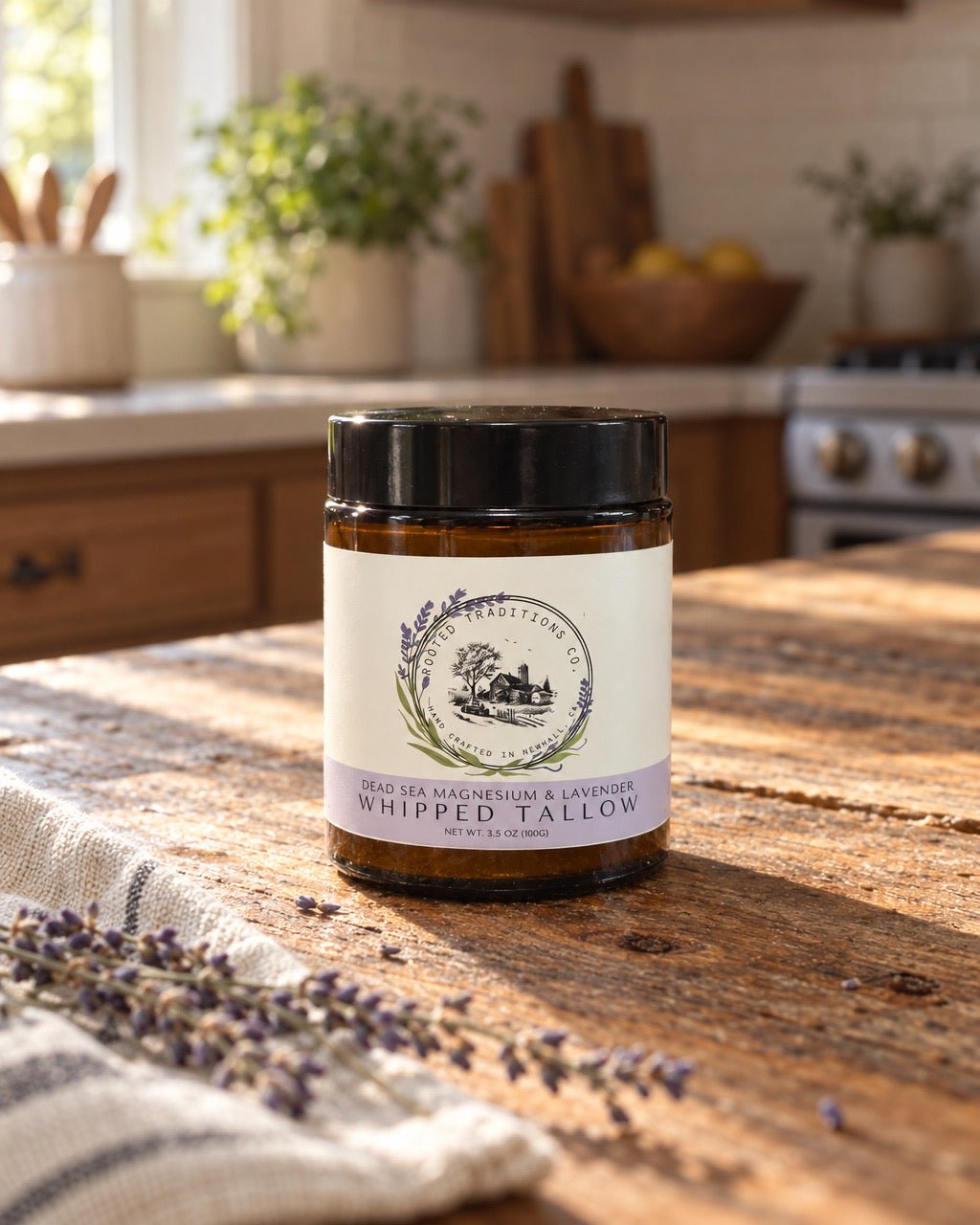 Dead Sea Magnesium & Lavender Whipped Tallow - Rooted Traditions Co