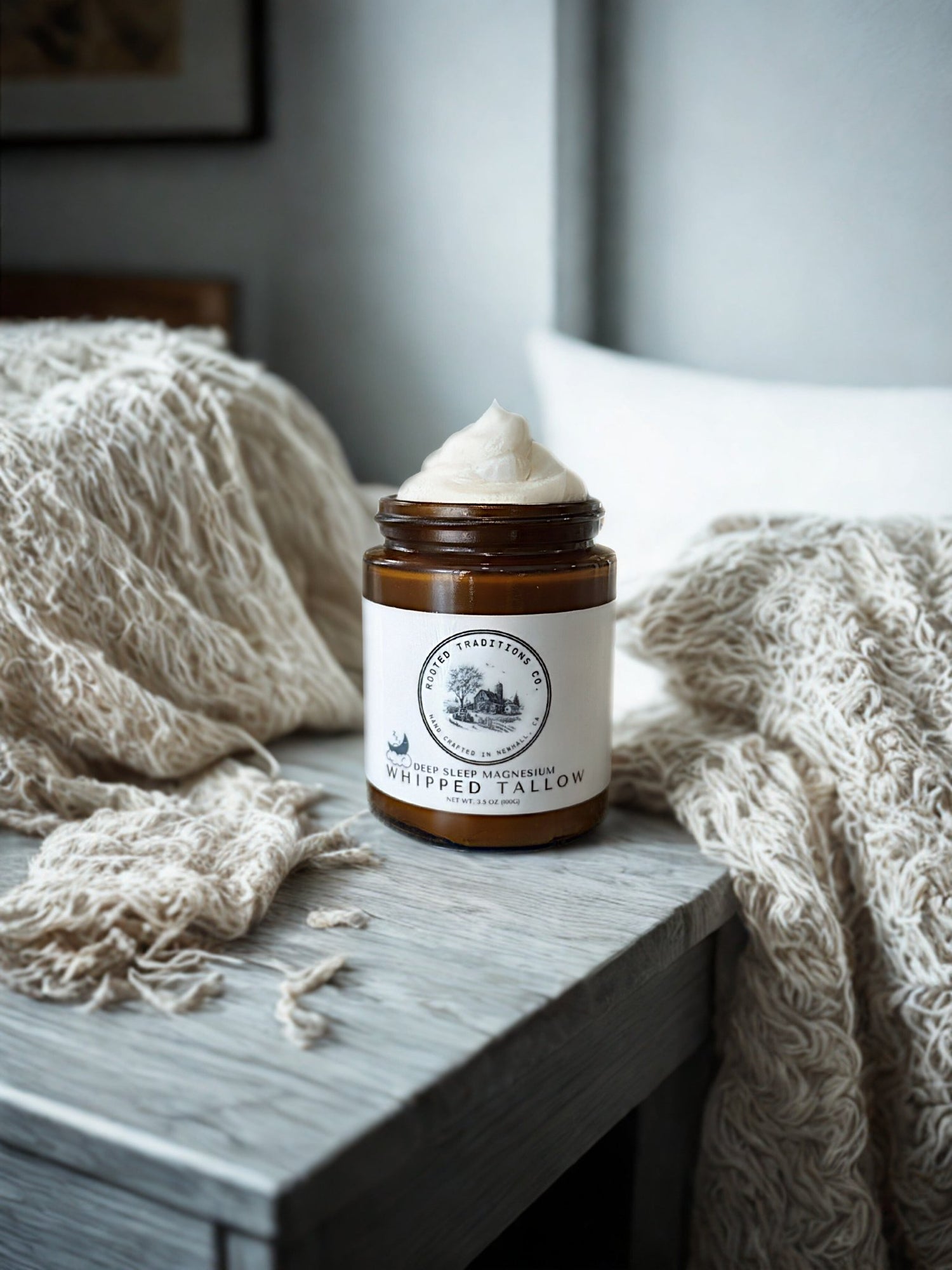 Deep Sleep Magnesium Whipped Tallow - Rooted Traditions Co