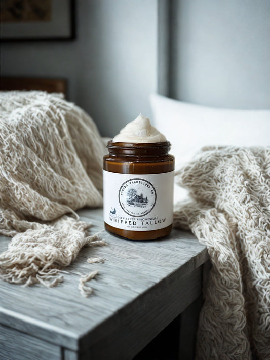 Deep Sleep Magnesium Whipped Tallow - Rooted Traditions Co