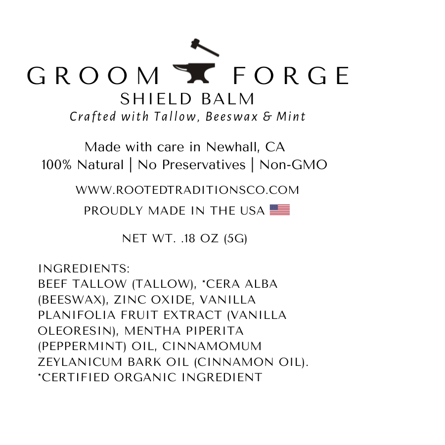 Groom + Forge Shield Balm - Rooted Traditions Co