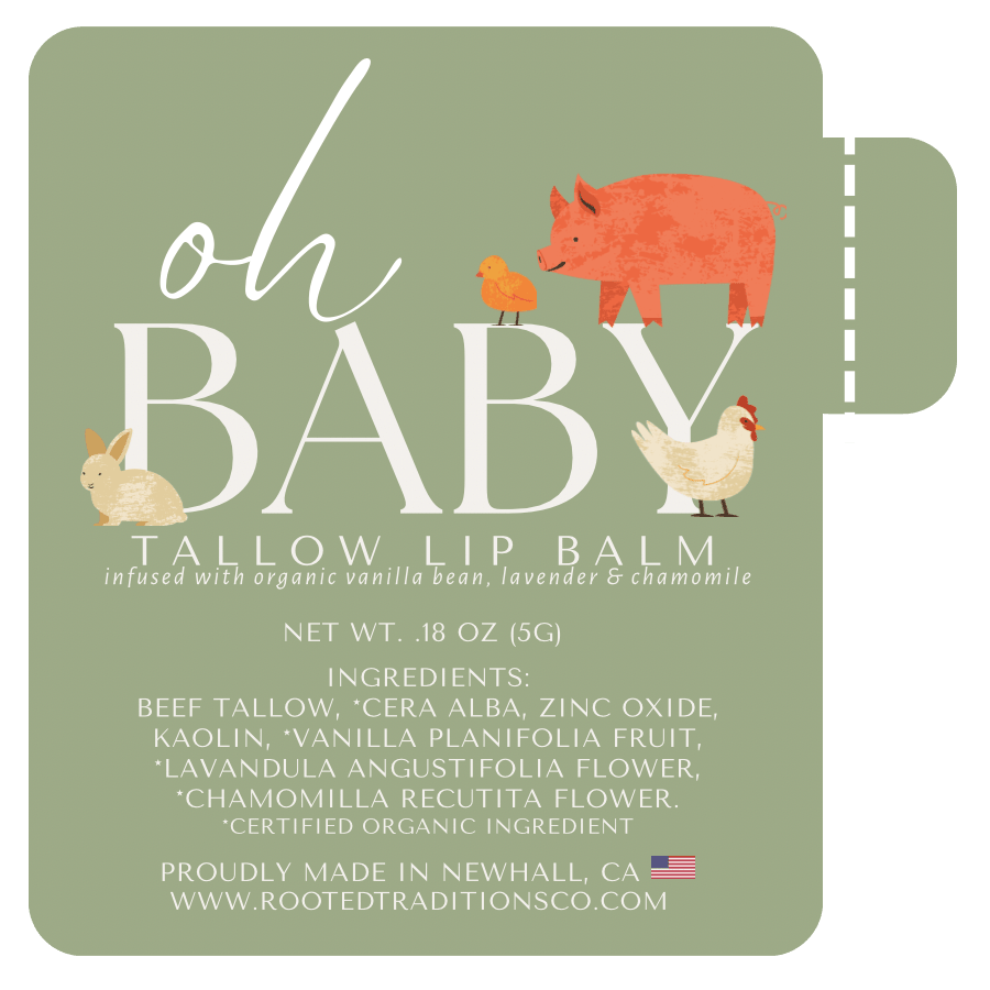 Oh Baby Lip Balm - Rooted Traditions Co