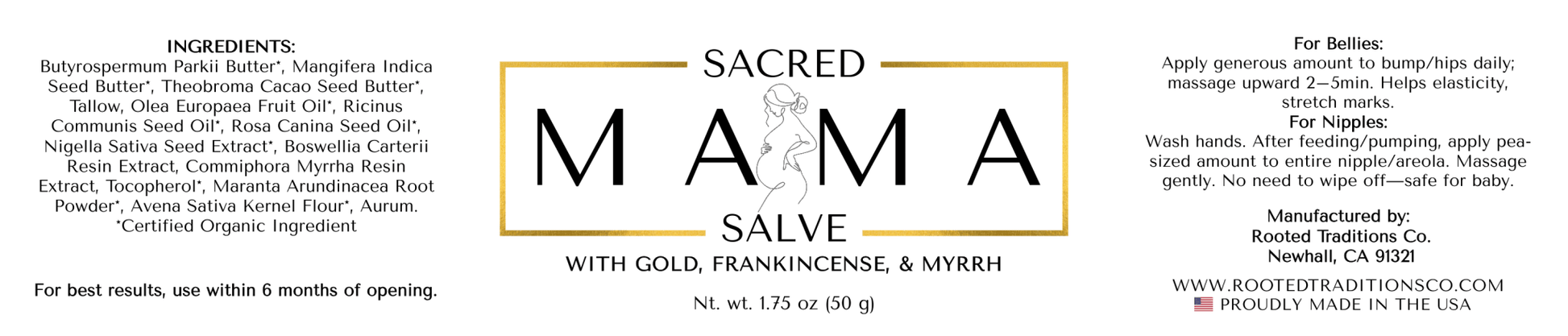 Sacred Mama Salve - Rooted Traditions Co