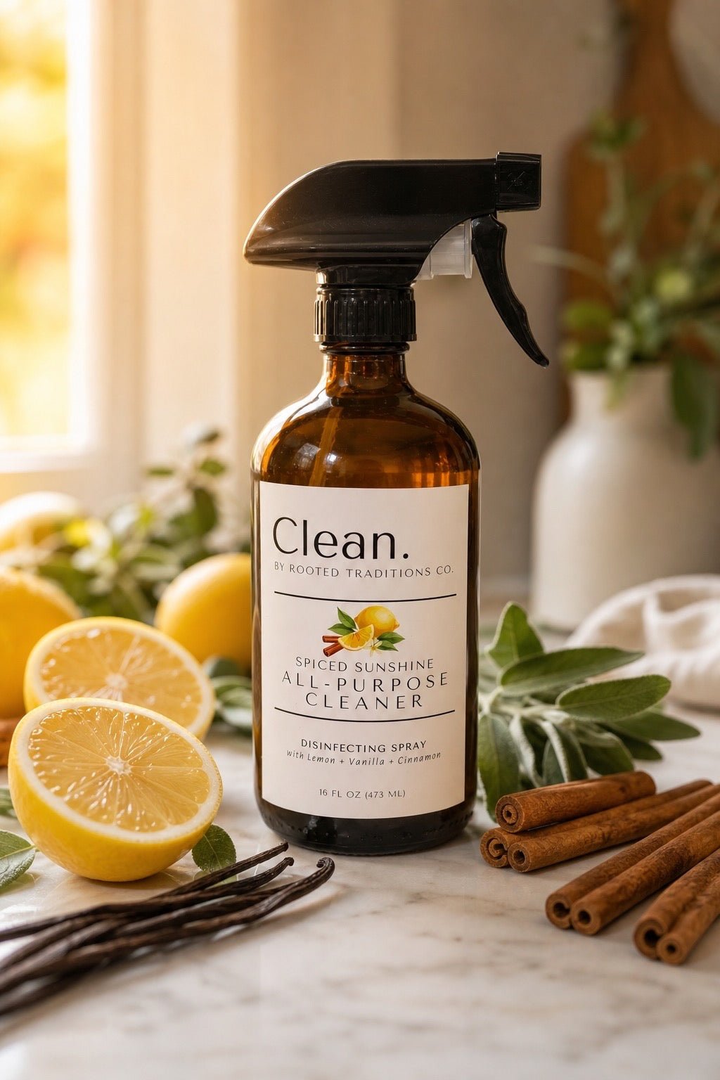 Spiced Sunshine All-Purpose Cleaner - Rooted Traditions Co