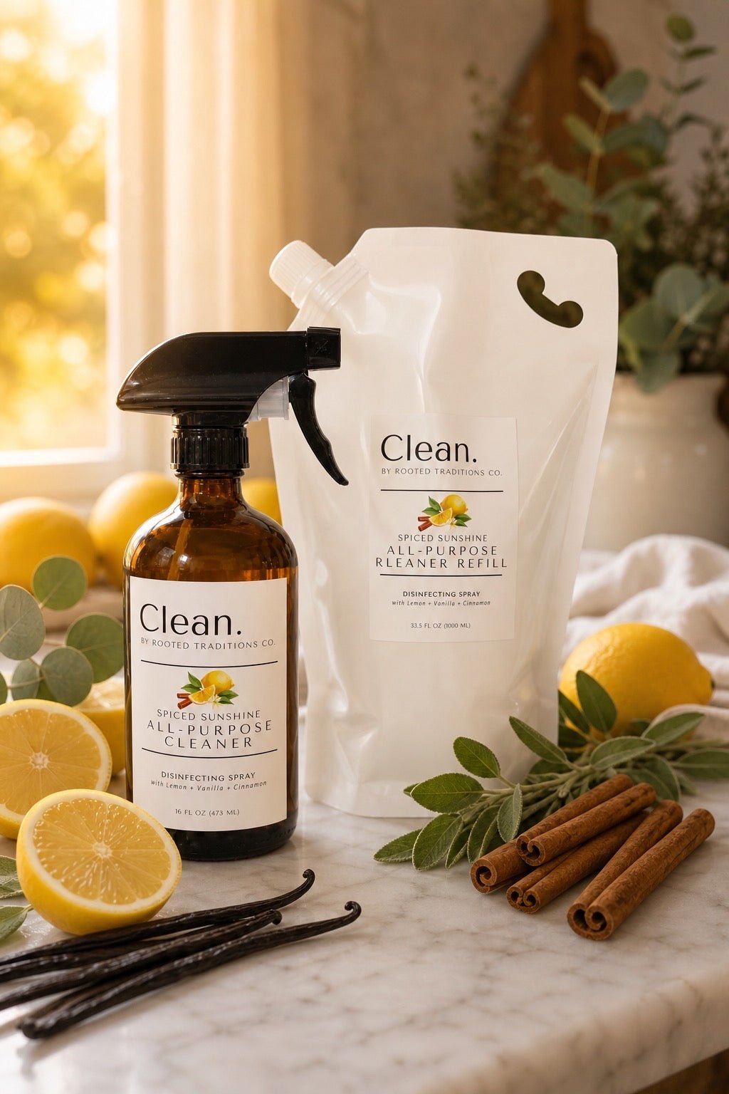 Spiced Sunshine All-Purpose Cleaner Refill - Rooted Traditions Co