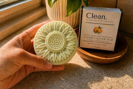Sweet Orange & Rosemary Conditioner Bar - Rooted Traditions Co