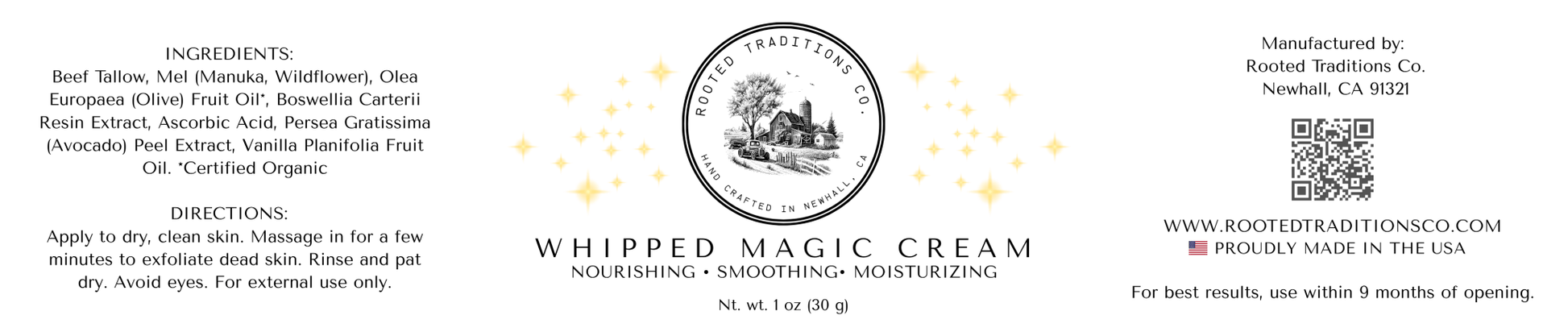 Whipped Magic Cream - Revitalizing and Powerful Exfoliating Formula - Rooted Traditions Co