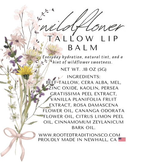 Wildflower Lip Balm - Rooted Traditions Co